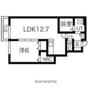ESPOIR 弐番館【1階】の間取り