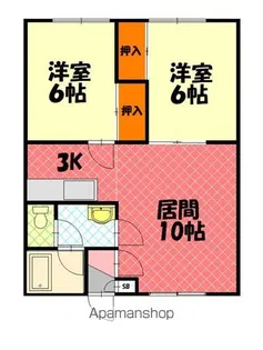 ヴィプレ820【202号室】の間取り