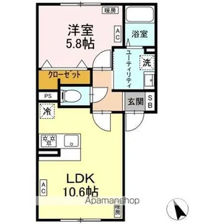 FIRST SKY G【2階】の間取り