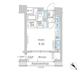 パークアクシス茅場町【8階】の間取り