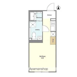 ミリアレジデンス早稲田山吹町【4階】の間取り
