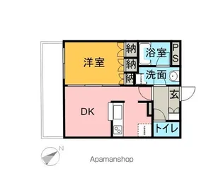 ハイツカネヒ【503号室】の間取り
