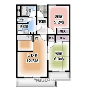 サンライズ千代田【1階】の間取り