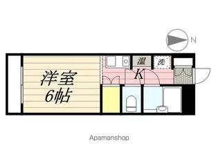 NESTEGRAN松ケ丘【204号室】の間取り