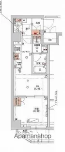 東京都新宿区山吹町【マンション】の間取り
