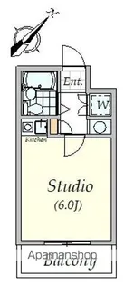 ビクセル新宿【4階】の間取り
