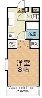 アメニティあずさ【301号室】の間取り
