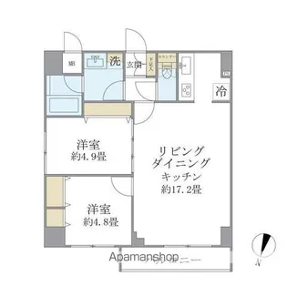 エレミ本蓮沼【2階】の間取り
