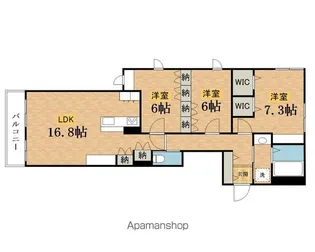 グランド メゾン【2階】の間取り