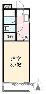 ラフィネ・ノワール高松【1階】の間取り