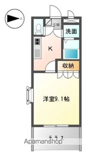 ポラリスシャイン【1階】の間取り