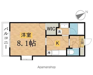 アルボーレ【1階】の間取り