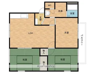 ユーカリハウス(A)【205号室】の間取り