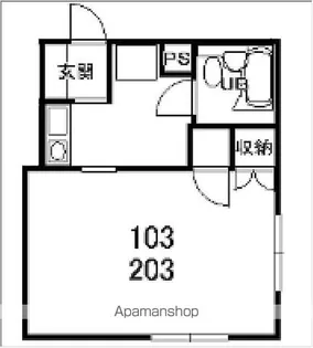 埼玉県八潮市緑町1丁目【アパート】の間取り