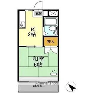 レイクグリーン三好 B棟【2階】の間取り
