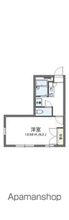 レオパレスSOUTHERNCROSS【101号室】の間取り