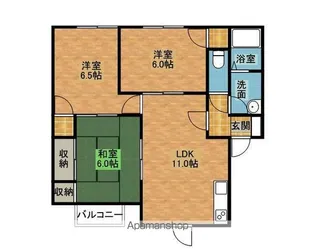 エスペランサⅡ【103号室】の間取り