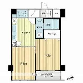 セントヒルズ落合【2階】の間取り
