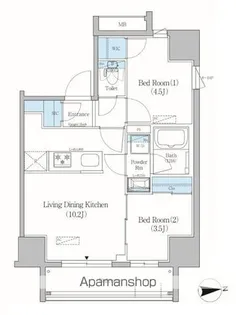 アーバネックス上野元浅草【5階】の間取り