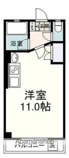 プチリヴェール田町【2階】の間取り