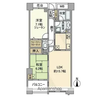 本郷真砂パークハウス壱番館【9階】の間取り