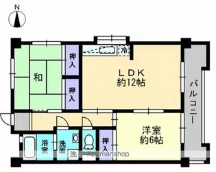 コーポニューデリ【406号室】の間取り
