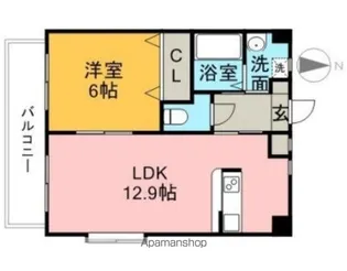 ロイヤルビラ南小坂・【5階】の間取り