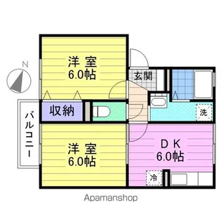 メゾン・ラポール【1階】の間取り