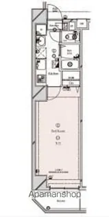 TRADIS NIPPORI E【401号室】の間取り