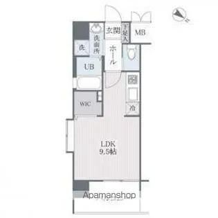 タワーズ高砂【201.号室】の間取り