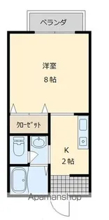 あびたⅡ【102号室】の間取り