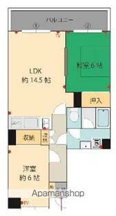 パークハイム東光寺【2階】の間取り