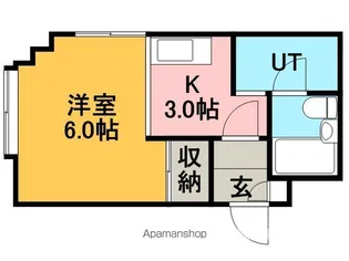 曙リバーサイドビル【3階】の間取り