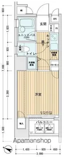 メインステージ東日本橋Ⅱ【3階】の間取り