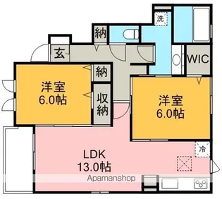 コージーハウス A【1階】の間取り