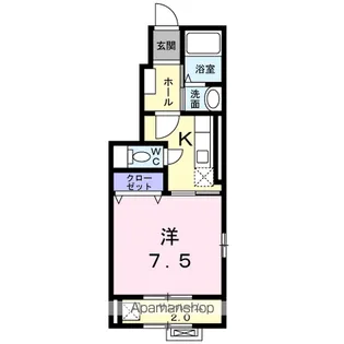 サニーヒルズⅡ【1階】の間取り