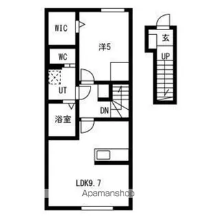 SORTE(ソルテ)【2階】の間取り