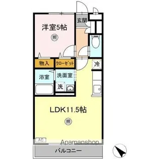 カナディアンコート南吉成 B【2階】の間取り