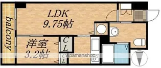 レジディア大通西【6階】の間取り