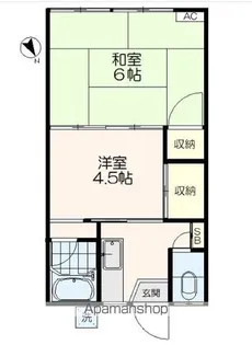 カネヨコーポ【2階】の間取り