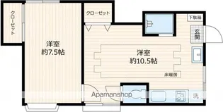 オルタシア千駄木【201号室号室】の間取り