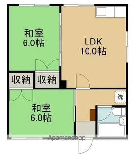 コータス衣笠【11号室】の間取り