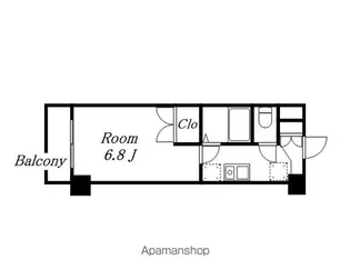 メゾンキムラII【6階】の間取り