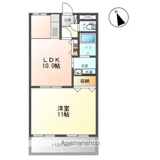 サンタプレイス高砂Ⅲ【1階】の間取り