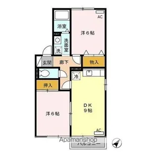 チェリーハウス【1階】の間取り