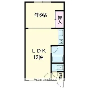 グランドールD【3階】の間取り