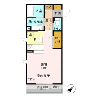 BELL GREEN【1階】の間取り