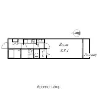 willDo太閤通【14階】の間取り