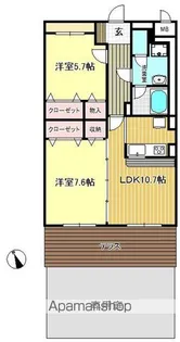 神奈川県川崎市宮前区有馬6丁目【マンション】の間取り
