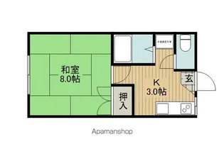 フォーブル明昭【105号室】の間取り